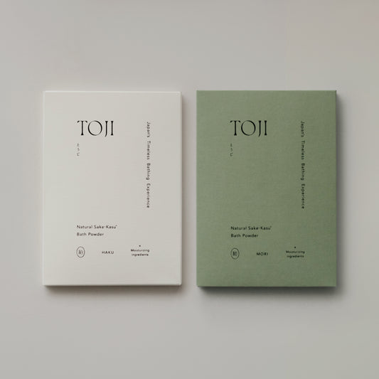 酒粕バスパウダー 粕-HAKU- & 杜-MORI- 箱入りセット