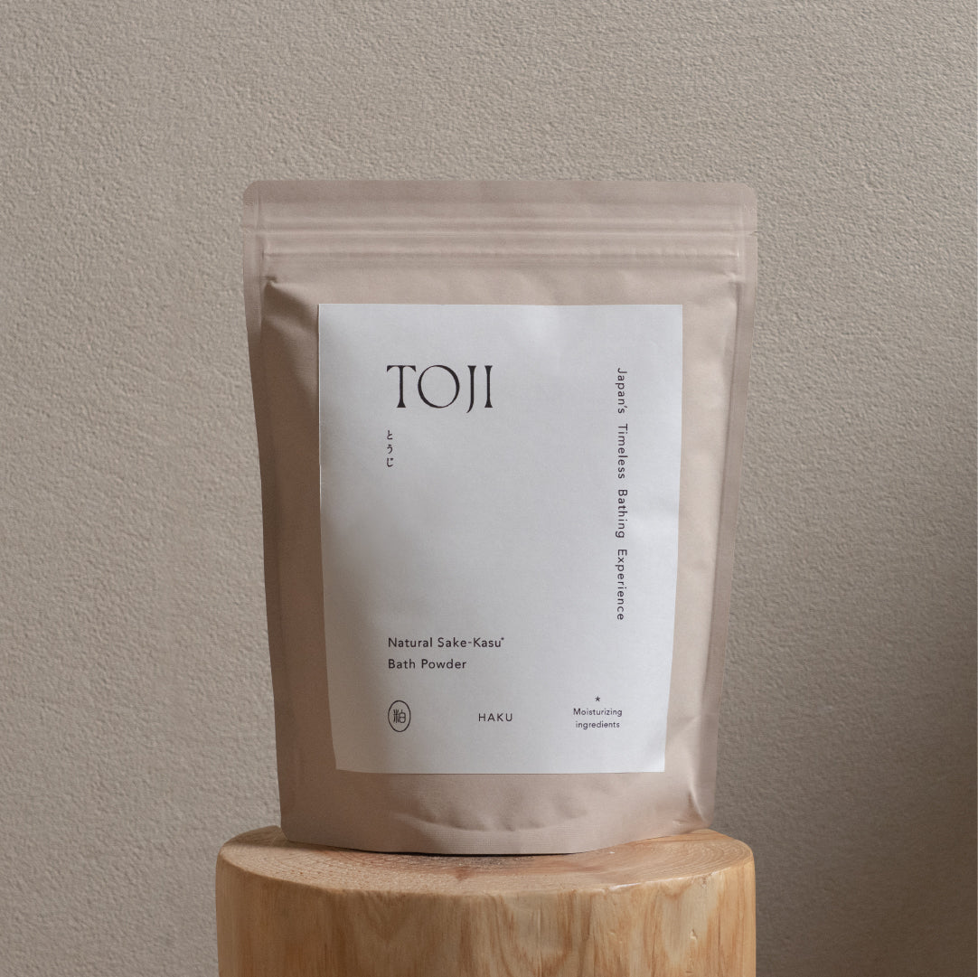 Sake-Kasu Bath Powder -HAKU- Large Bag