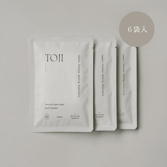 酒粕バスパウダー 粕 -HAKU- 6包