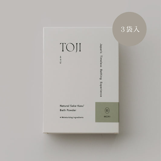 酒粕バスパウダー 杜 -MORI- 3包箱入り
