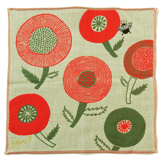 MoritaMiW Gauze Handkerchief - Kumanbachi (Bee)