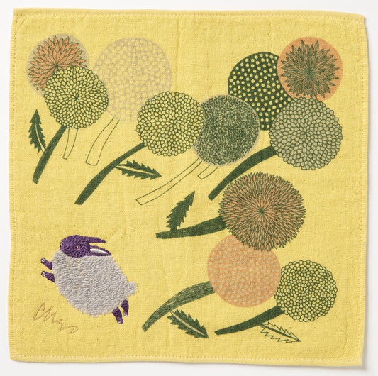 MoritaMiW Fluffy Towel Handkerchief - Rabbit