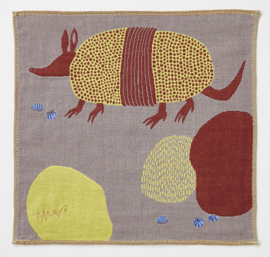 MoritaMiW Gauze Handkerchief - Armadillo