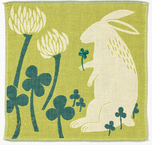 MoritaMiW Gauze Handkerchief - Rabbit
