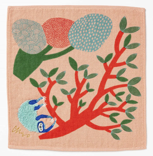 MoritaMiW Fluffy Towel Handkerchief - Sloth