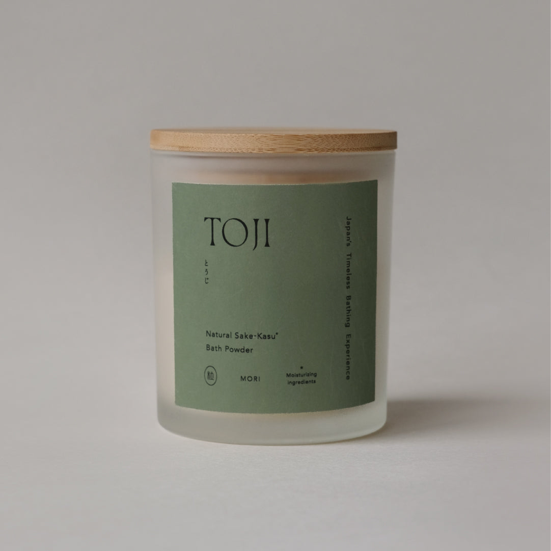 Sake-Kasu bath powder -MORI- boxed